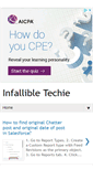 Mobile Screenshot of infallibletechie.com